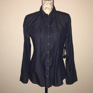 GUESS Denim Shirt  XS NWT